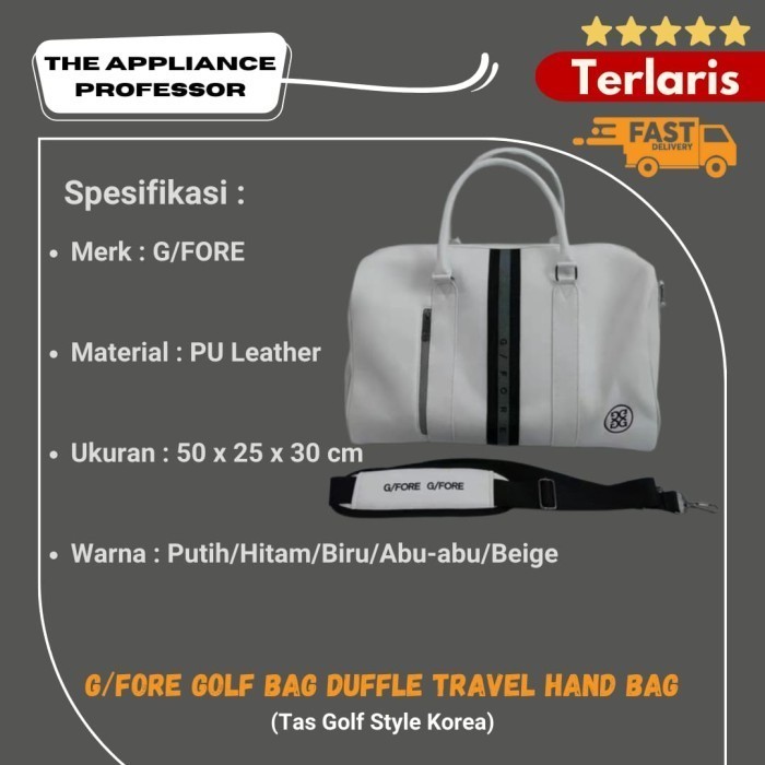 Jual G/Fore Gfore Golf Bag Duffle Travel Hand Bag - Tas Golf Style ...