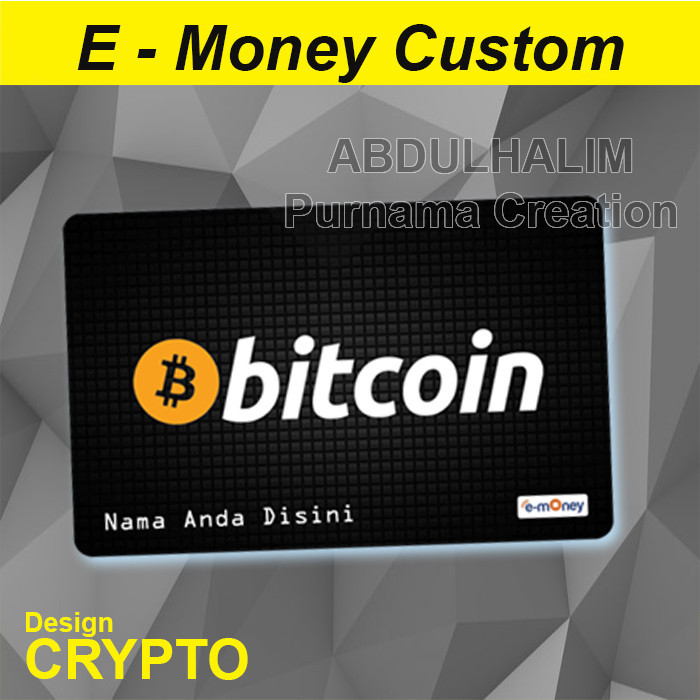 Jual Kartu Emoney E Money Custom Design Crypto Bitcoin Ethereum Bit ...