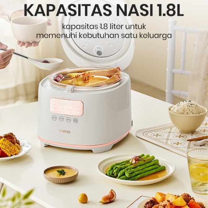 Jual Rice Cooker Mecco Low Carbo Sugar Watt 1.8 Liter Mejikom Mecoo ...