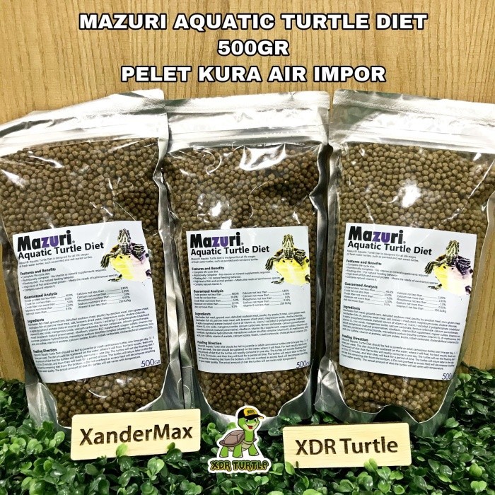 Jual Mazuri Aquatic Turtle 500Gr Pelet Kura Brazil Unifilis Monbi Res ...