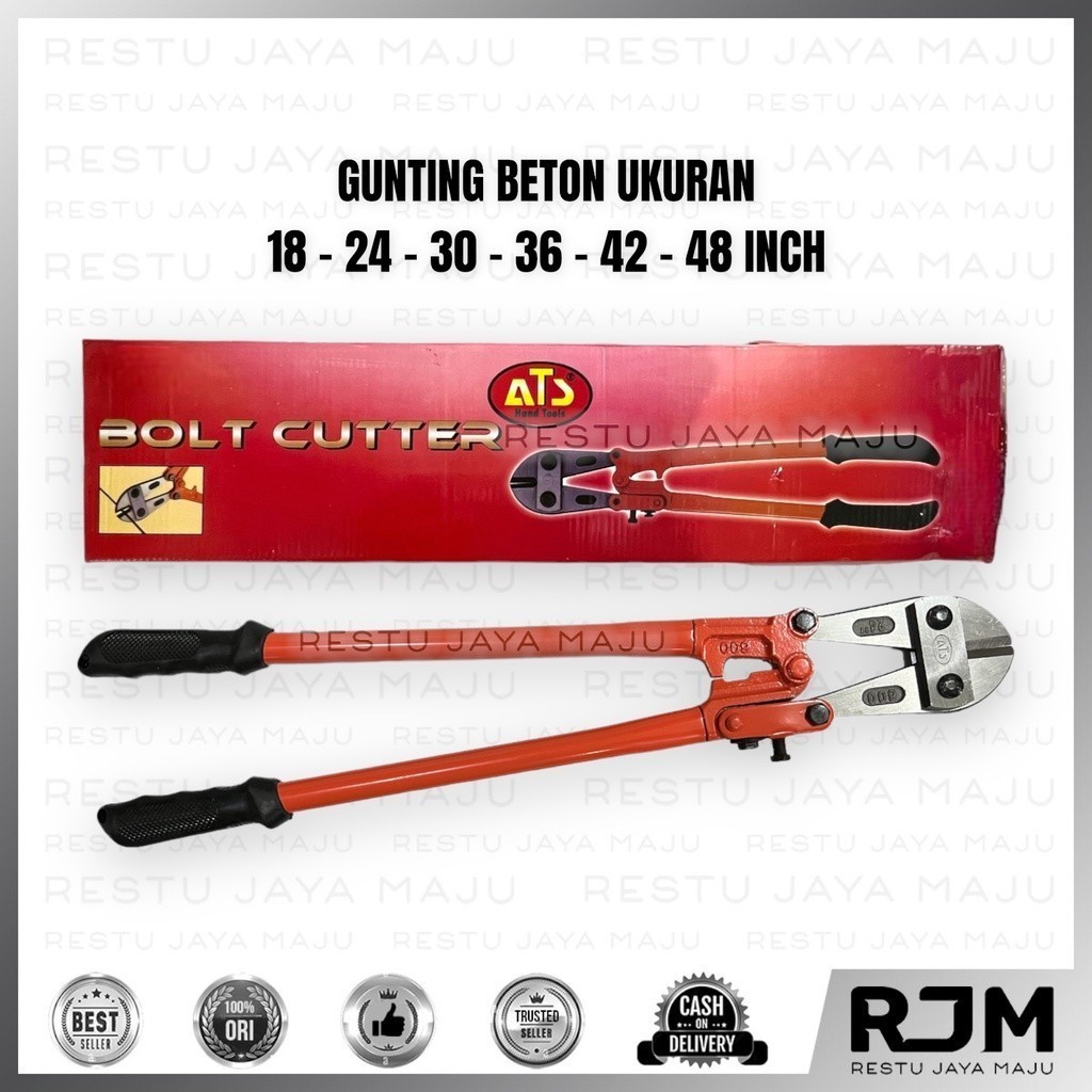 Jual ATS Gunting Beton Bolt Cutter Potong Besi Kawat Baja Rantai 18 24 ...