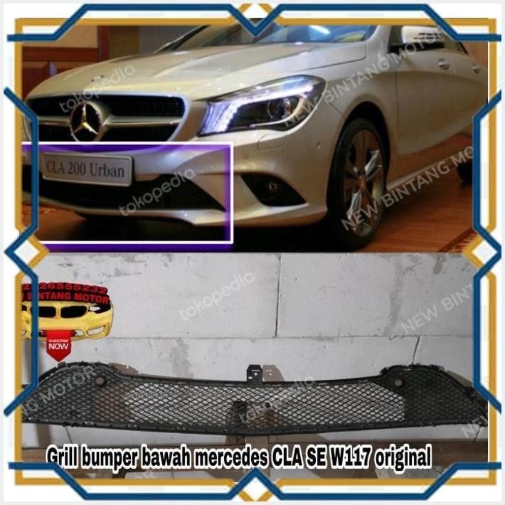 Jual [IKH] GRILL BUMPER MERCEDES CLA SE W117 ORIGINAL LOWER GRILL