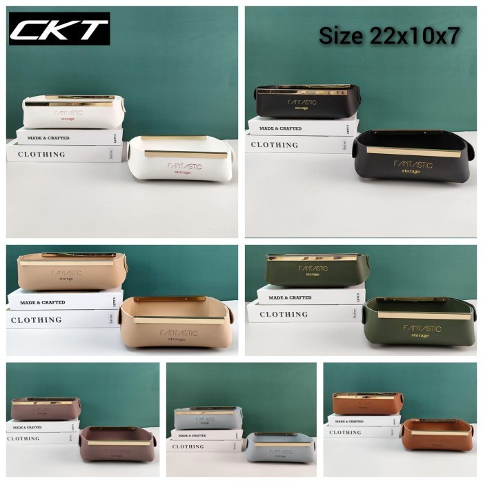 Jual organizer kotak Tray Penyimpanan perhiasan Kulit leather valet ...