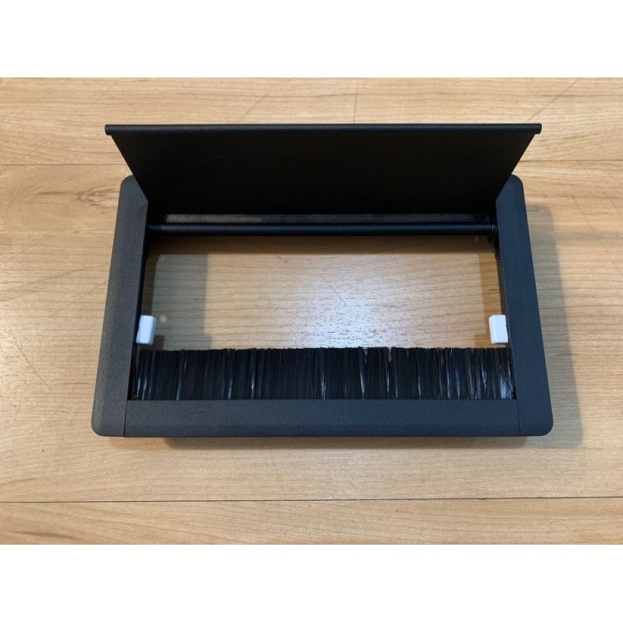 Jual FLIP COVER STOP KONTAK MEJA SLOW MOTION HITAM 2 DUA LUBANG ...
