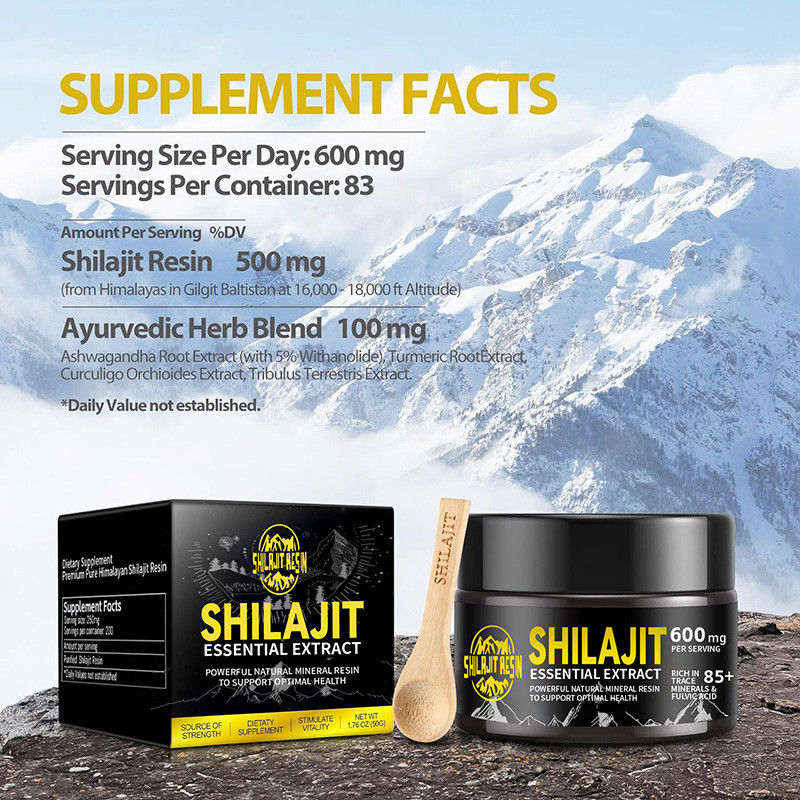 Jual pure shilajit resin ointment 50g himalayan harvest rich in
