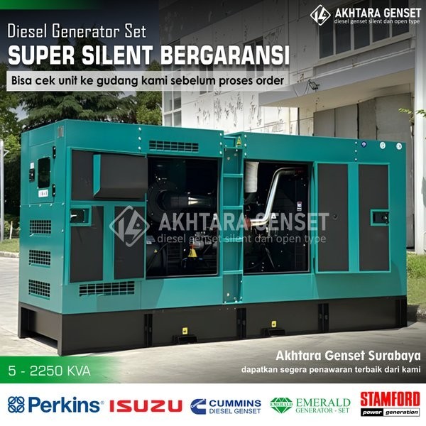 Jual Harga Mesin Genset 400 Kva 450 Kva 500 Kva Perkins Isuzu Cummins Emerald Shopee Indonesia 8459