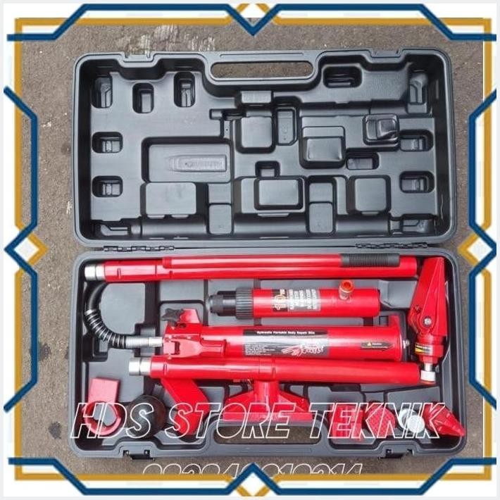 Jual [HDS] ALAT KETOK HYDRAULIC FORTABLE BODY REPAIR KIT 10 TON SANDS ...