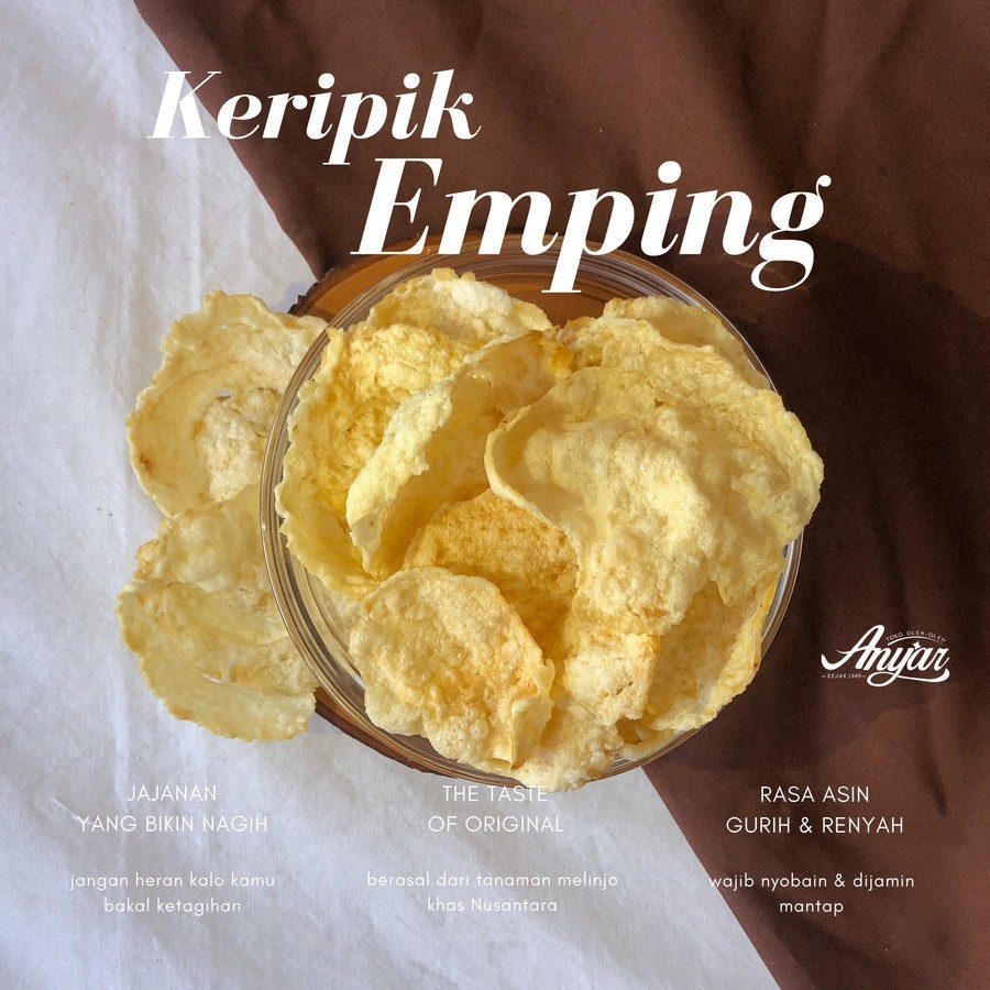 Jual Emping Melinjo Keripik Blinjo Original Belinjo Asin Ori 250gr