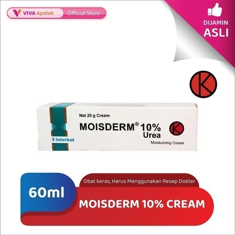 Jual Moisderm 10% Cream / Urea / Psoriasis / Dermatitis (20 Gram ...