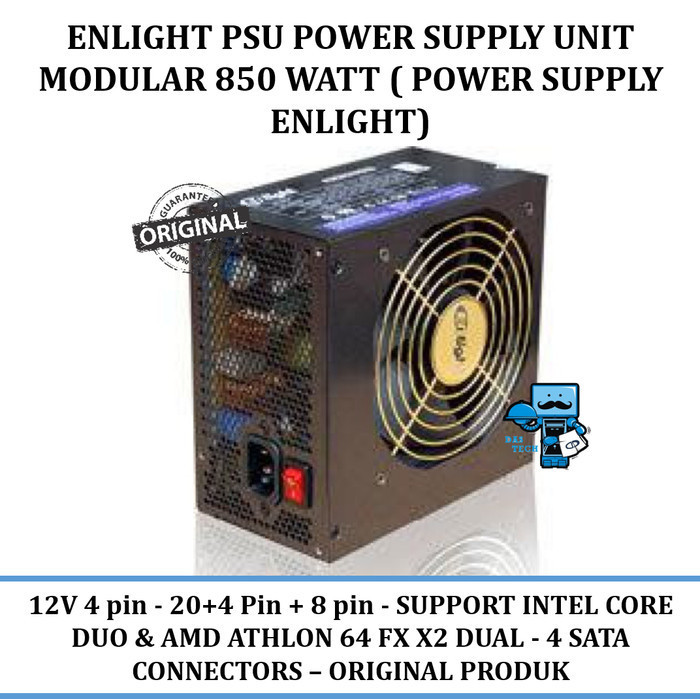 Jual Enlight Psu Power Supply Unit Modular Watt Power Supply Enlight Shopee Indonesia