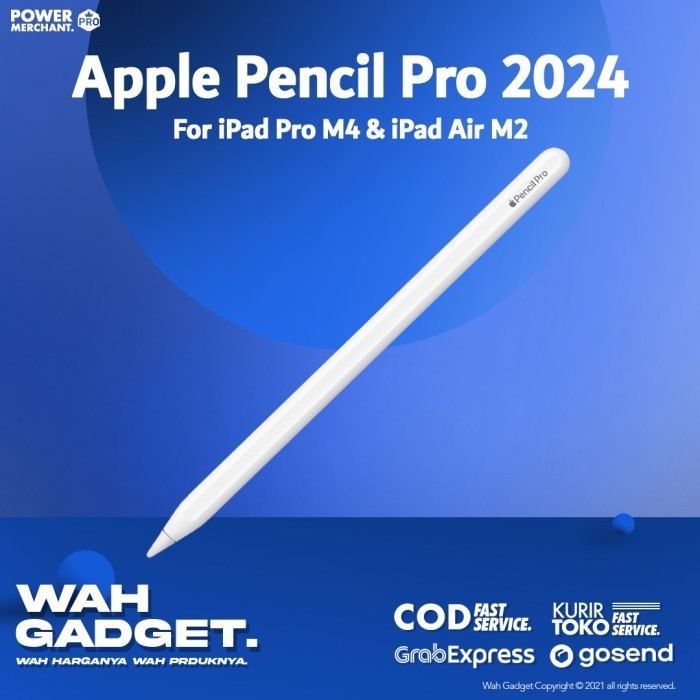 Jual New Apple Pencil Pro 2024 for iPad Pro M4 & iPad Air M2 Garansi