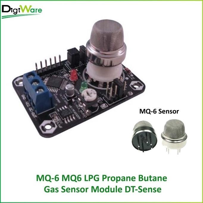 Jual Mq-6 Mq6 Lpg Propane Butane Gas Sensor Module Dt-Sense | Shopee ...