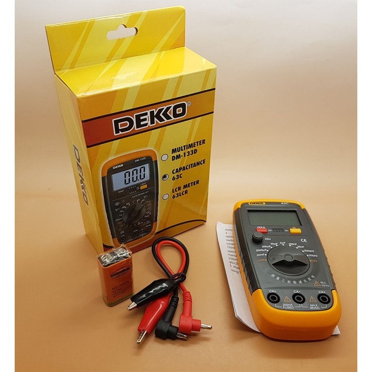Jual DEKKO 63C ALAT UKUR CAPACITOR KAPASITOR METER | Shopee Indonesia