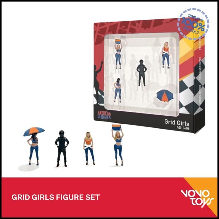 Jual American Diorama 1/64 Grid Girls Figure Set | Shopee Indonesia