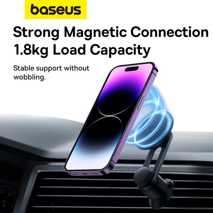 Jual Baseus MagPro Series Magnetic Car Mount MagSafe Compatible K01 ...