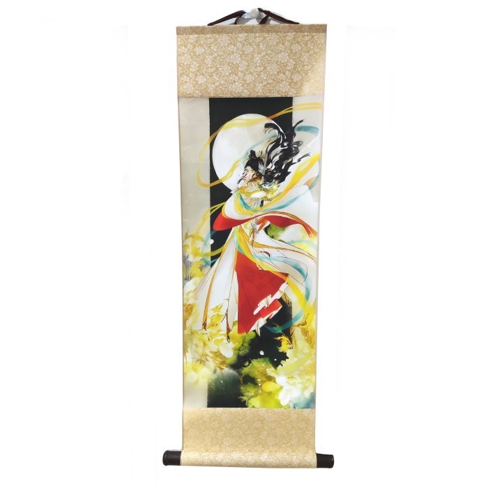 Jual Poster gantung wall scroll tian guan ci fu xie lian | Shopee Indonesia