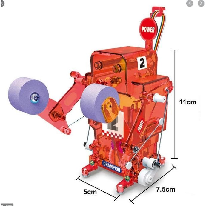 Jual [GUN] DIY BOXING ROBOT BUILDING MODEL KIT RAKITAN ANAK TINJU REAL ...