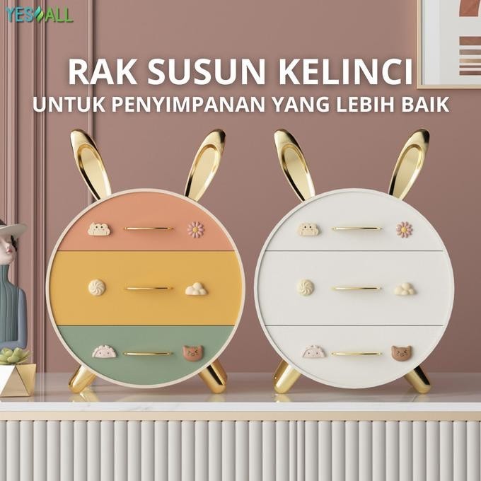 Jual YESALL Rak Susun Kuping Kelinci Multifungsi - Laci Rakit Rack ...