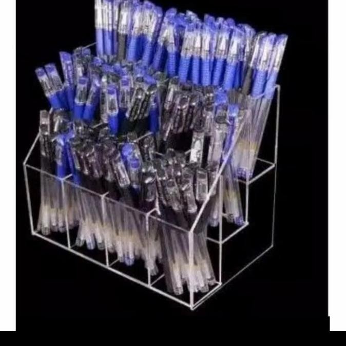 Jual Acrylic Display Rak Pulpen Dan Pensil/Tempat Alat Tulis | Shopee ...
