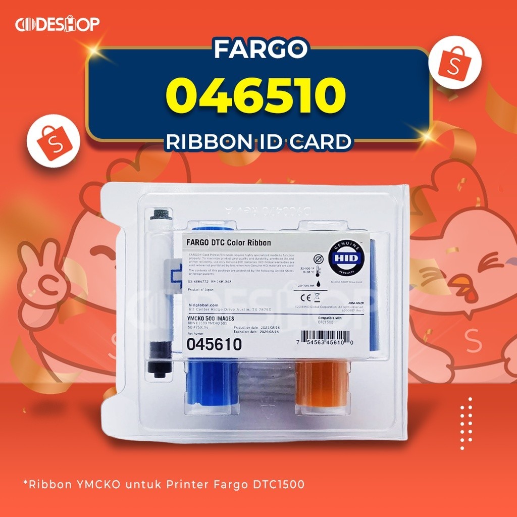 Jual Tinta Ribbon Color FARGO 045610 Tinta Printer ID Card | Shopee ...