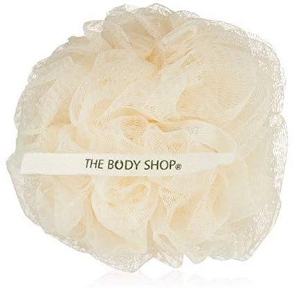 The Body Shop Bath Lily Ultra Fine Cream shower puff premium lembut