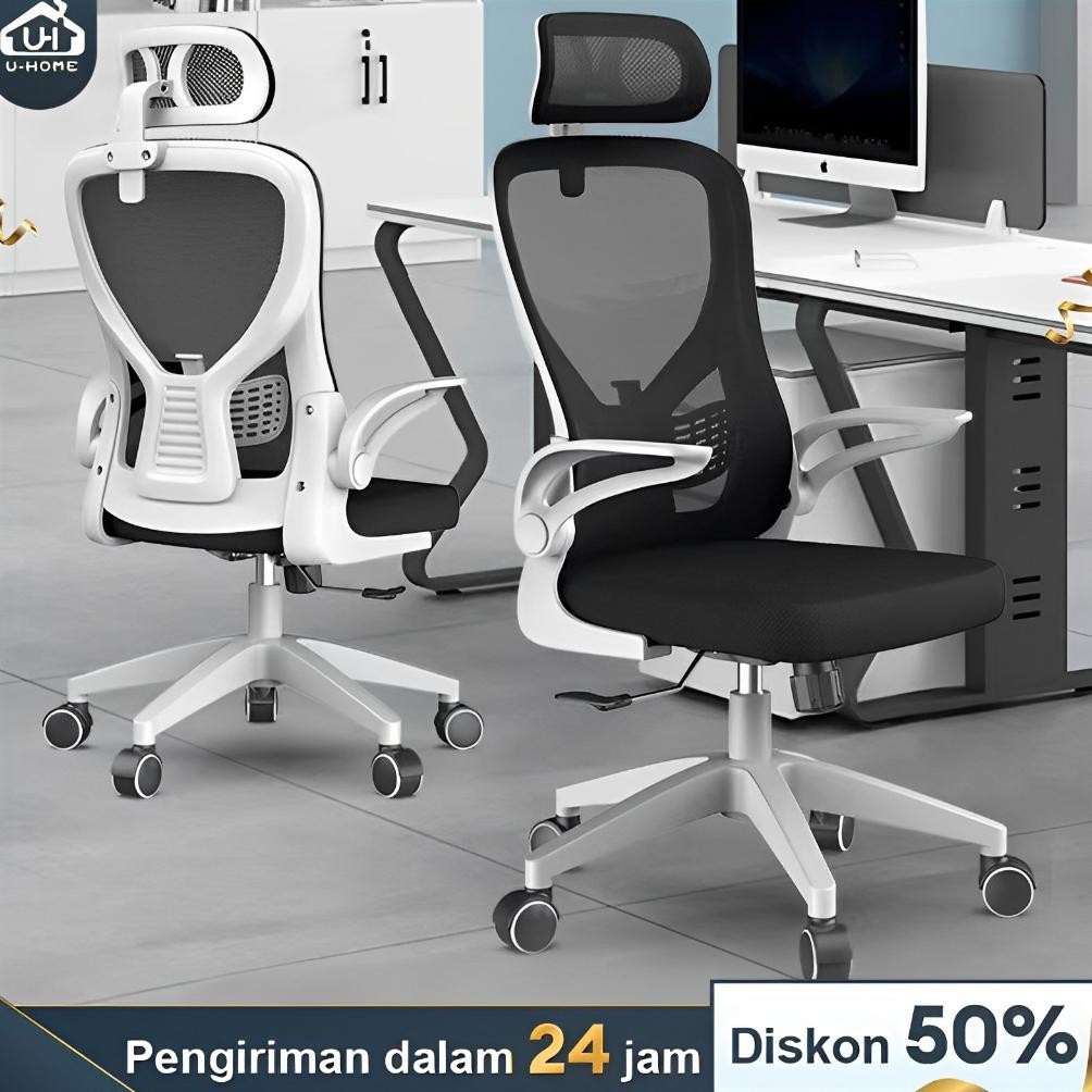 Jual Kerusi Kantor Yang Dapat Diatur Putar Kursi Jala Komputer Kursi ...