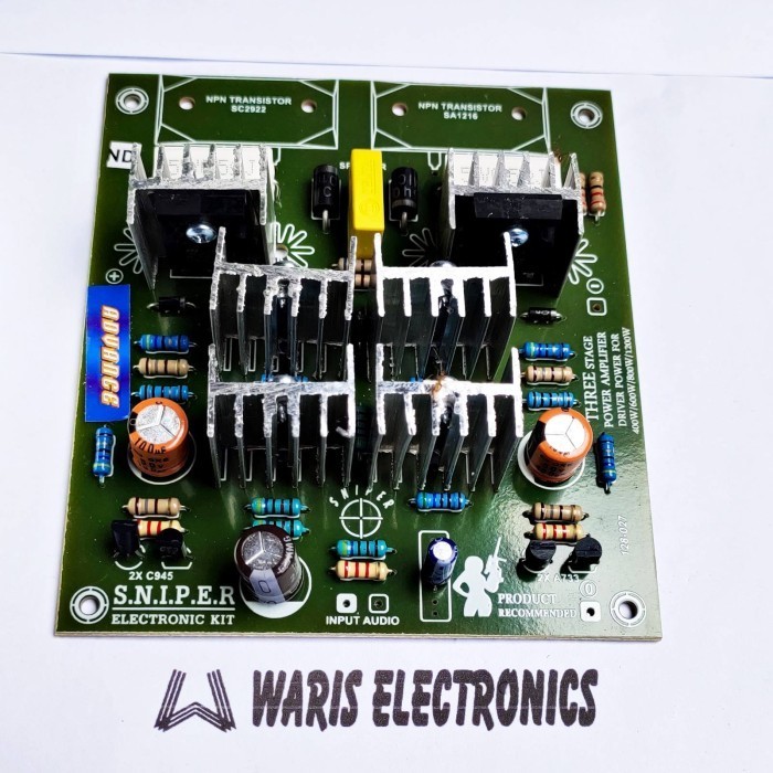 Jual Kit Driver Power Ampli Amplifier Mono 3 Tingkat 1000Watt | Shopee