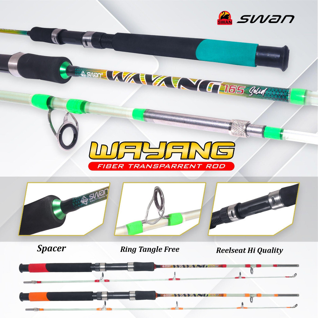 Jual Joran Swan, Joran Pancing Fiber Transparant Swan Wayang Dan ...