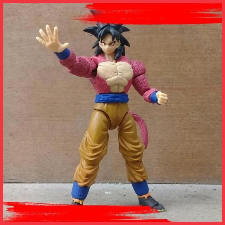 Jual (RIOH) ACTION FIGURE SHF CUSTOM SSJ4 SUPER SAIYAN 4 SON GOKU GOKOU ...