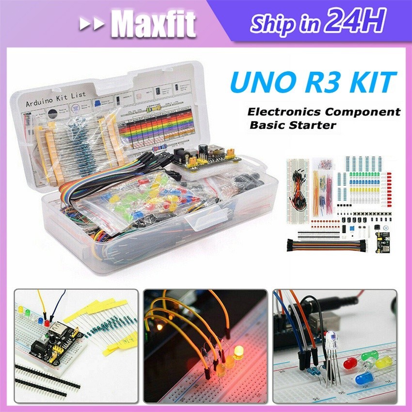 Jual Original Arduino Uno R3 Starter Kit Paket Lengkap Belajar ...