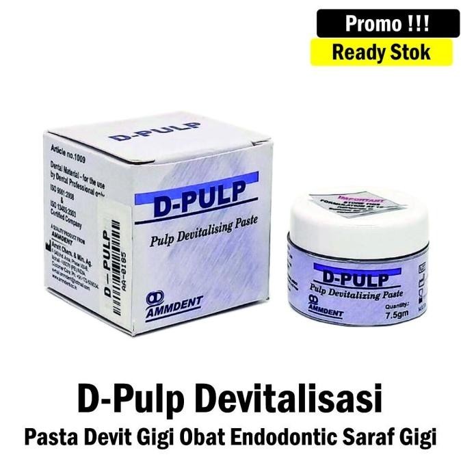 Jual D-Pulp Devitalisasi Pulpa Pasta Devit Gigi Obat Endodontic Saraf ...