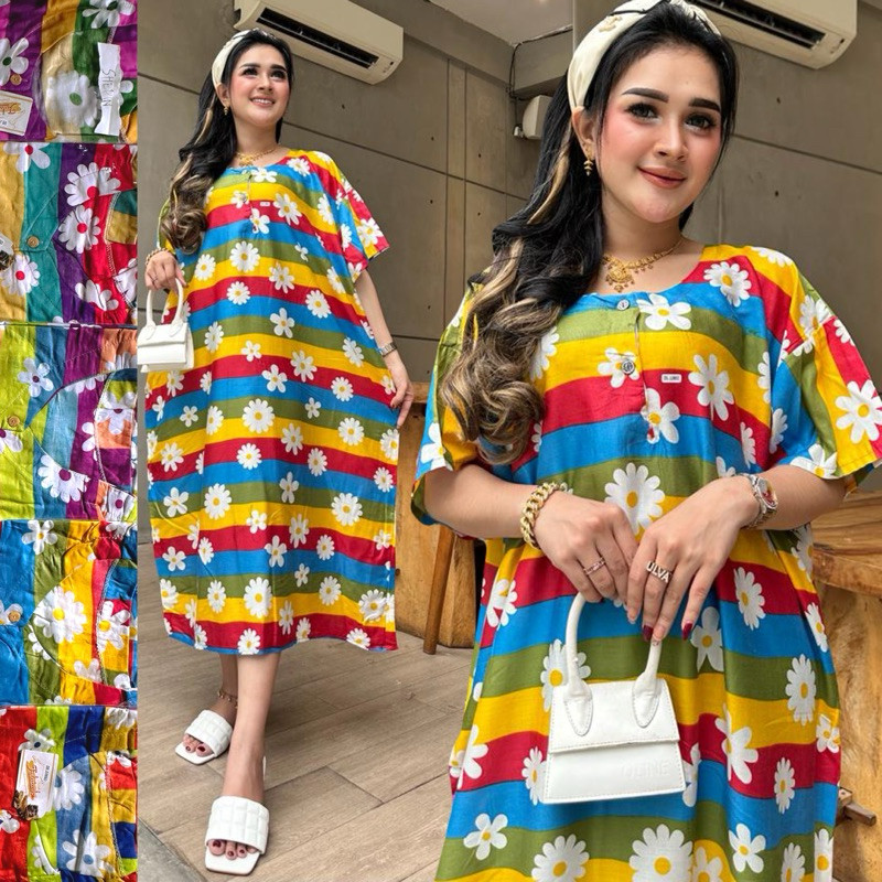 Jual Daster Wanita Terbaru 2024 Dres Dstr Selutut Pakaian Santai ...
