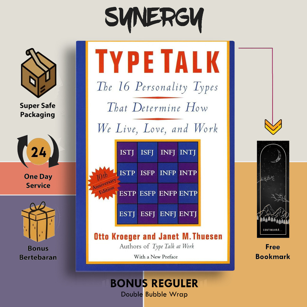 Jual Type Talk: The 16 Personality Types That Determine How We Live ...