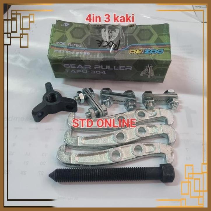 Jual [STD] Trakel cabut laher 4inch 3kaki doziro / gear puller 4 inch ...