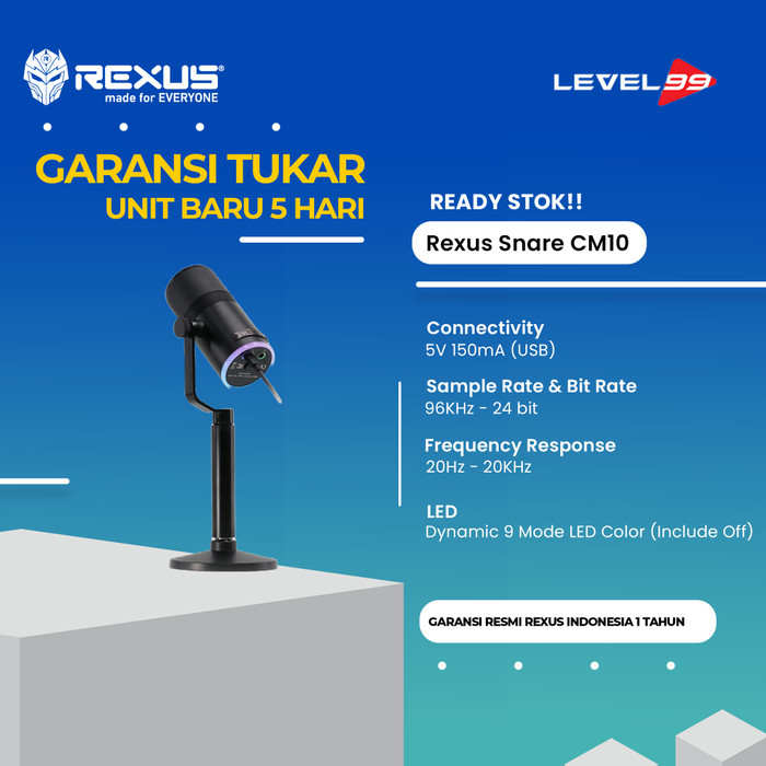 Jual Rexus Microphone Snare Cm10 | Shopee Indonesia