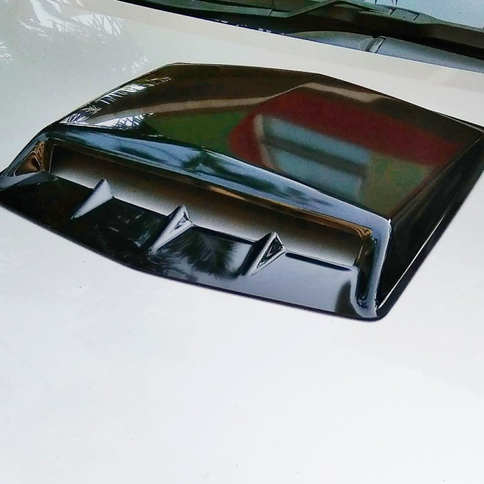 Jual air flow turbo hood scoop mobil universal airflow variasi kap