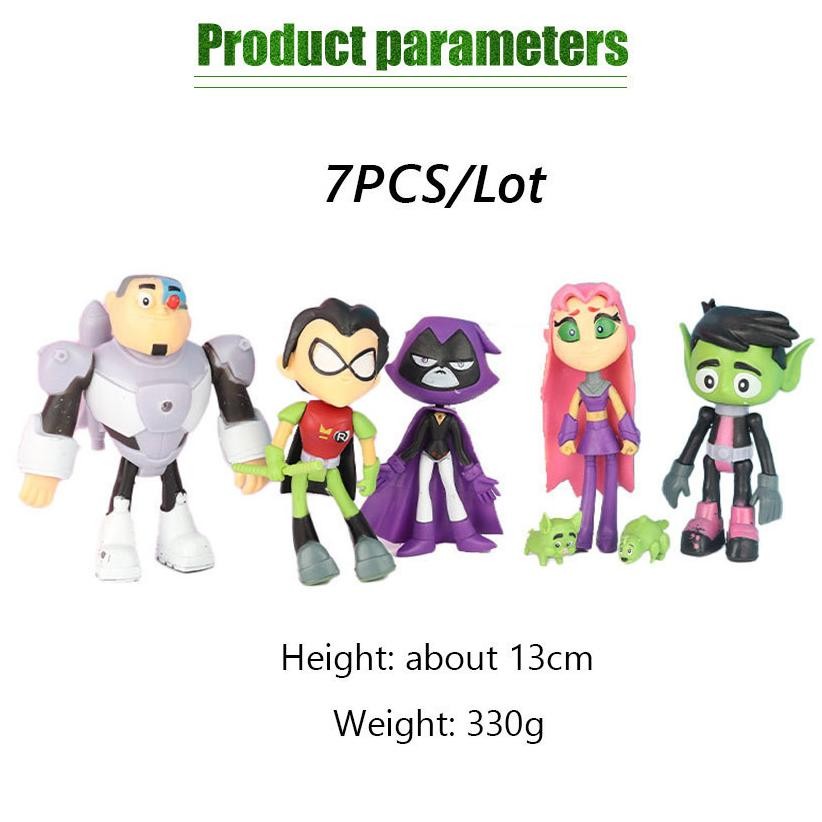 Jual Silahkan Di Order Mainan Figure Teen Titans Go Movies Series Robin Cyborg Raven Starfire I.155368498 - Foto 12