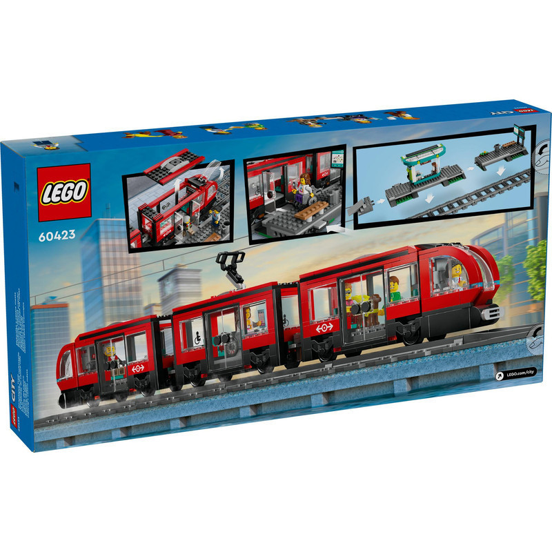 入園入学祝い Jual LEGO (811 Station and Streetcar Downtown 60423 City テーブル・チェア・ハンモック