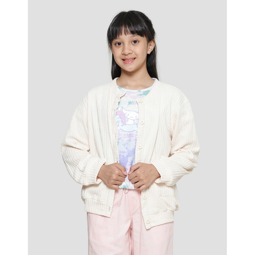 Nevada Contrast Ribbed With Cargo Pocket Midi Dress Anak Perempuan