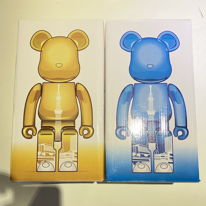 Jual Bearbrick Tokyo Skytree Town Blue and Gold 400% Be Jual Bearbrick Tokyo Skytree Town Blue and Gold 400% Be