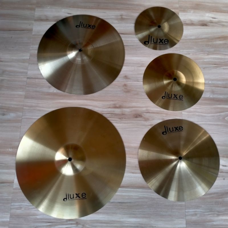 Jual Cymbal Simbal Dluxe 8 10 12 14 16 18 Simbal Drum Band Simbal ...