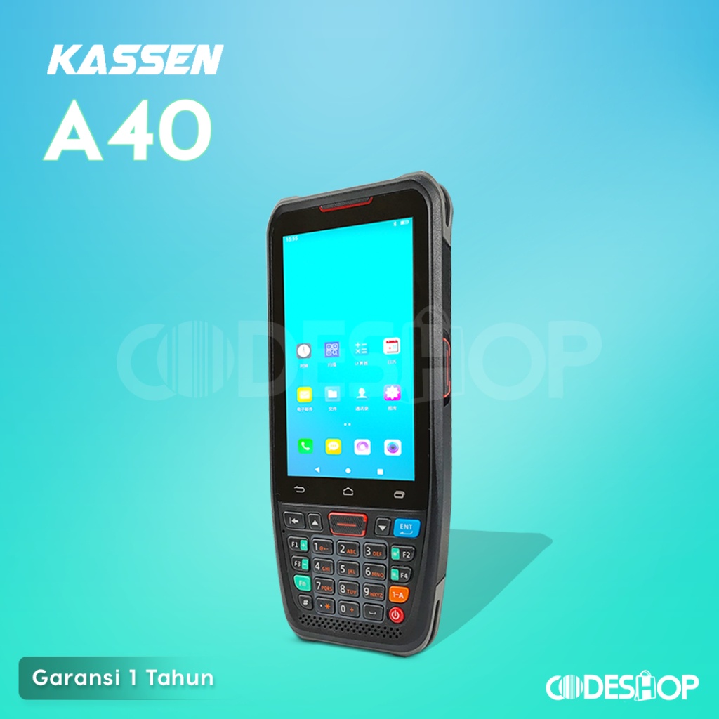Jual Scanner Kassen A40 PDA Mobile Barcode Reader Aandroid Portable ...