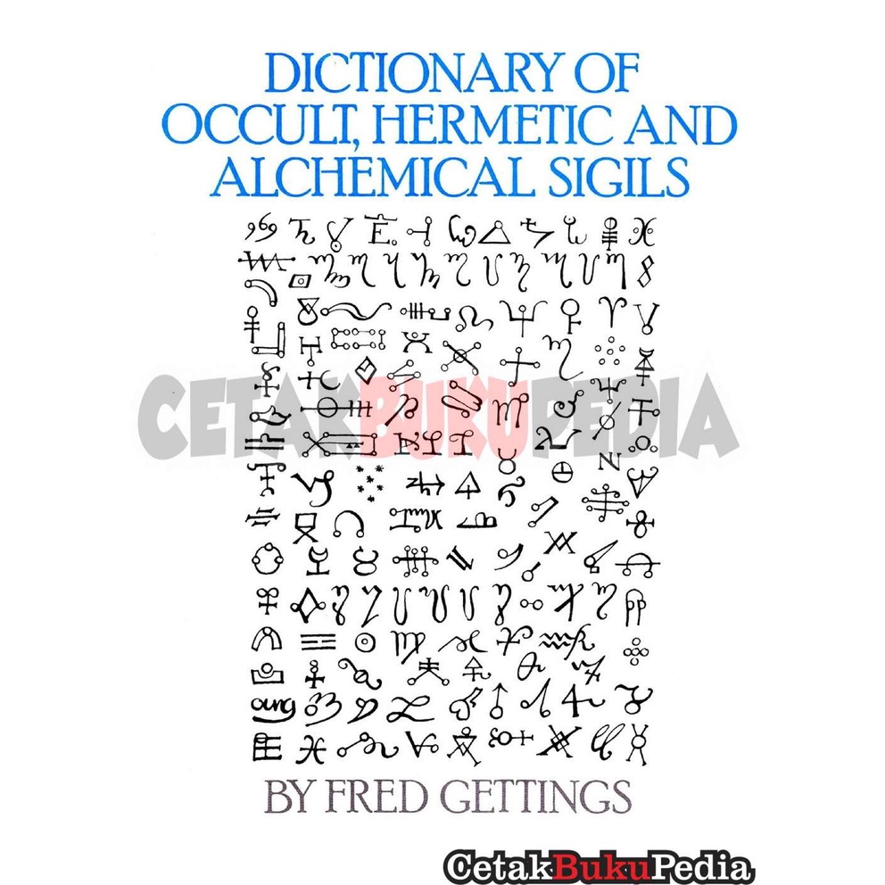 Jual Dictionary of Occult Hermetic Alchemical Sigils Symbols by F