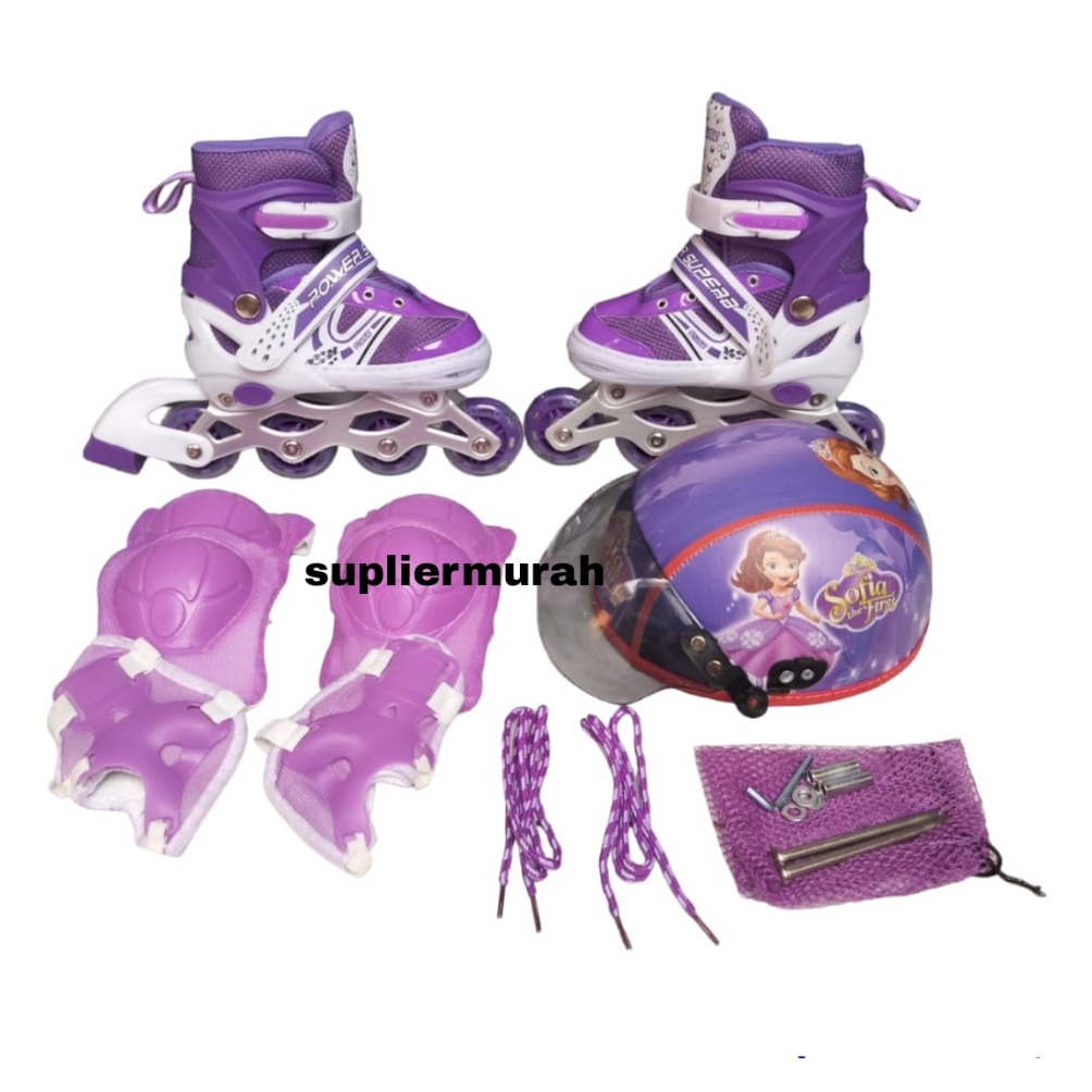 Jual 64 sepatu roda anak POWER inline model bajaj bisa model mobil bisa ...