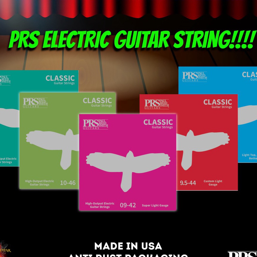 Jual (Q☆C ☆L] PRS electric guitar strings Classic series ( senar gitar