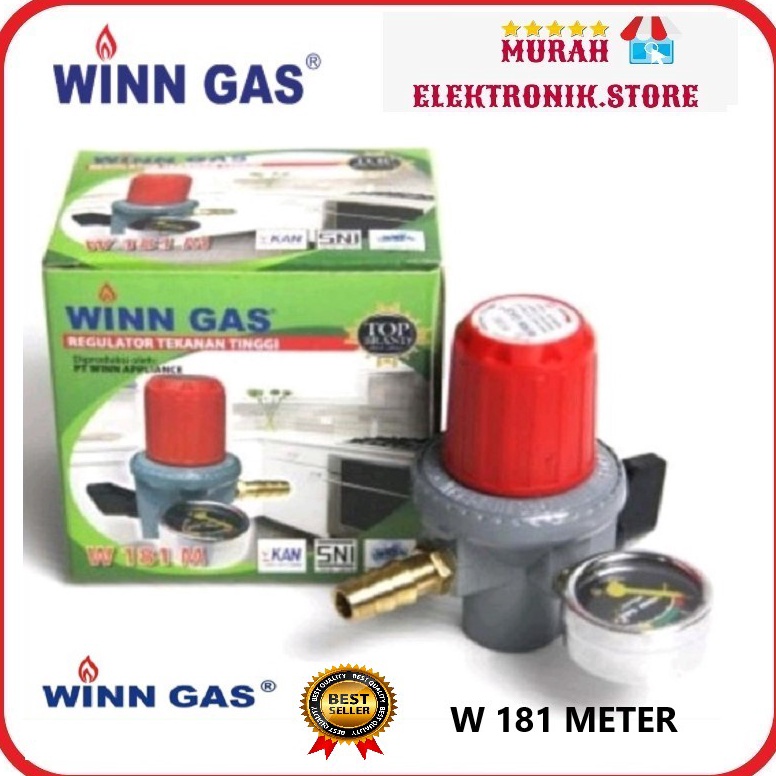 Jual Regulator Kepala Gas Tekanan Tinggi High Pressure Lpg Winn Gas W M Meteran Shopee