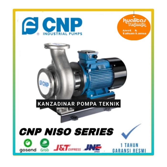 Jual Pompa End Suction Centrifugal Cnp Niso 80-65-160 7.5Kw | Shopee ...