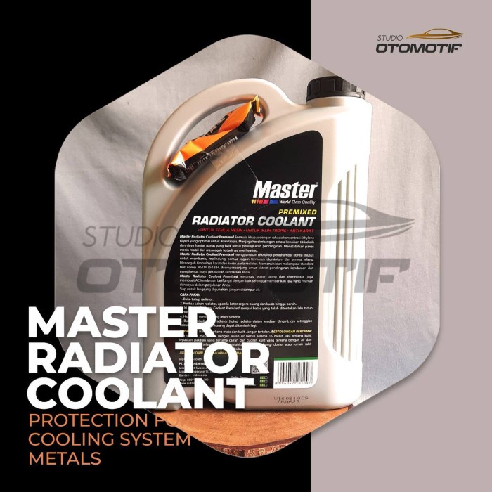 Jual MASTER RADIATOR COOLANT PREMIXED GREEN 4L AIR RADIATOR best shop ...