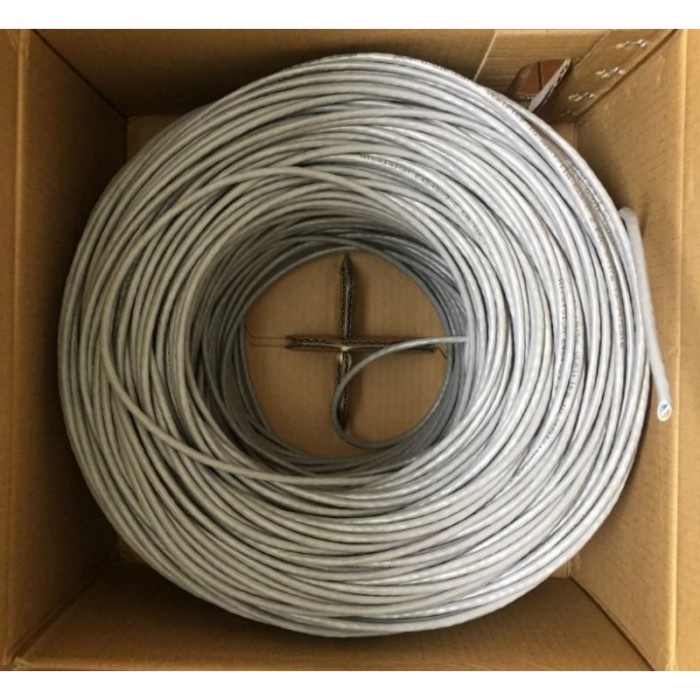 Jual Kabel UTP/Jaringan/LAN panjang 50 Meter Cat 5E Tanpa Konektor RJ45 Shopee Indonesia