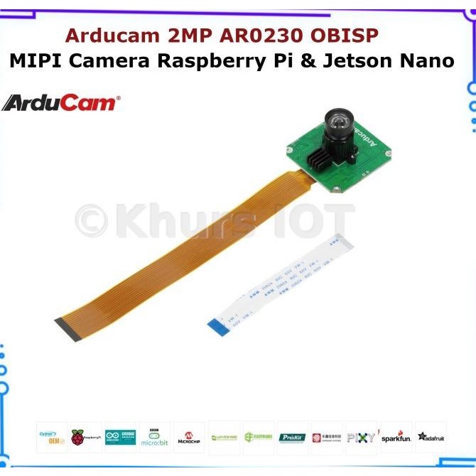 Jual Arducam 2MP AR0230 OBISP MIPI Camera for Raspberry Pi & Jetson ...